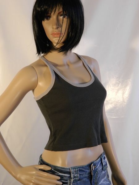 Top, überkreuzte Träger Gr. 38