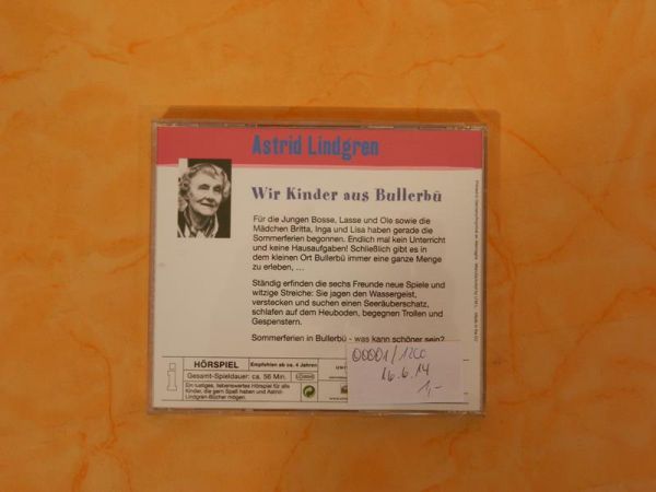 Hörspiel CD "Wir Kinder aus Bullerbü"