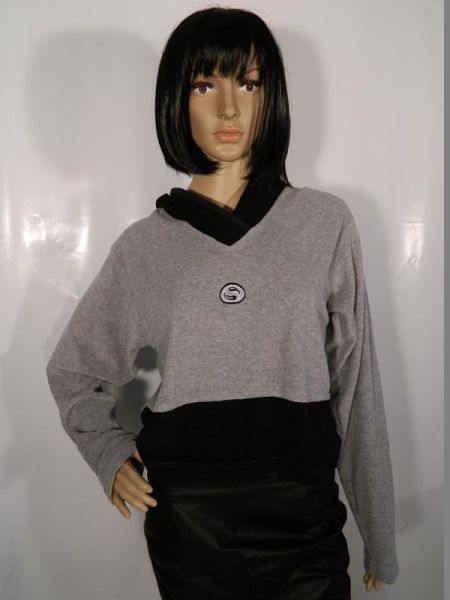 Etirel Sportpullover Grau Schwarz Gr. 36