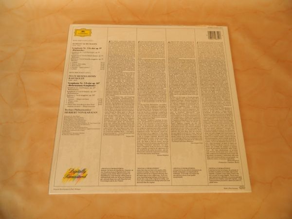 LP - 2 Sinfonien - Schumann, Bartholdy