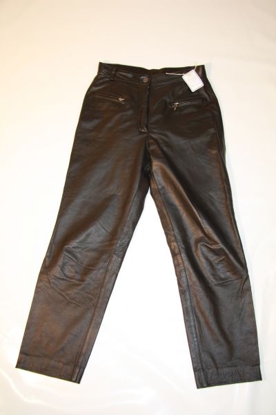 Lederhose mit RV-Taschen Gr.40