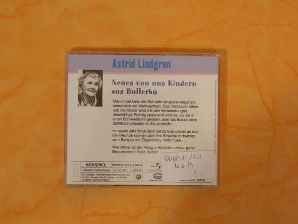 Hörspiel CD "Neues von uns Kindern aus Bullerbü"