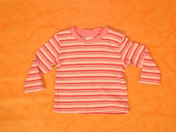 Pullover + Strampler Pink ohne Ärmel Pudelmotiv Gr. 56