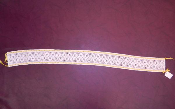 Tischläufer, Beige/Gelb