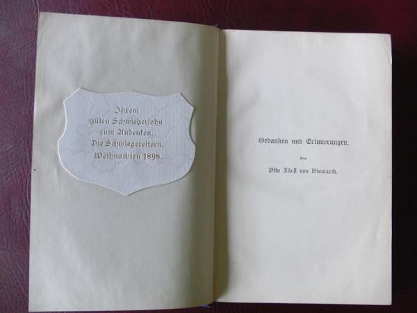 Bismarck - Gedanken und Erinnerungen