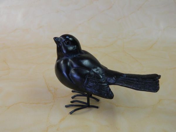 Deko Vogel schwarz