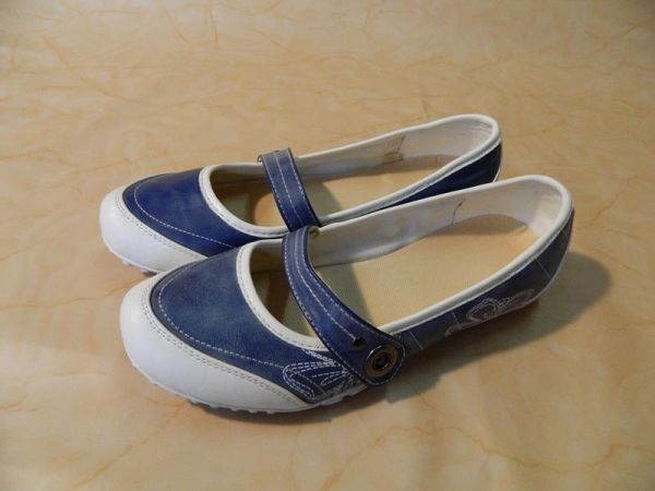 Ballerinas blau Gr. 40
