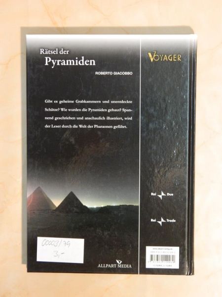 "Rätsel der Pyramiden" von Roberto Giacobbo