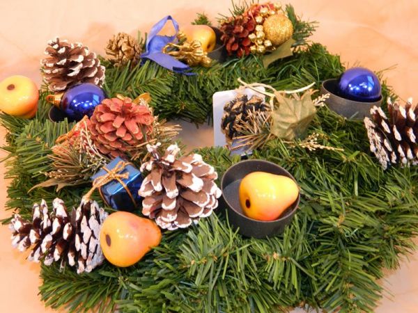 Adventskranz Natur